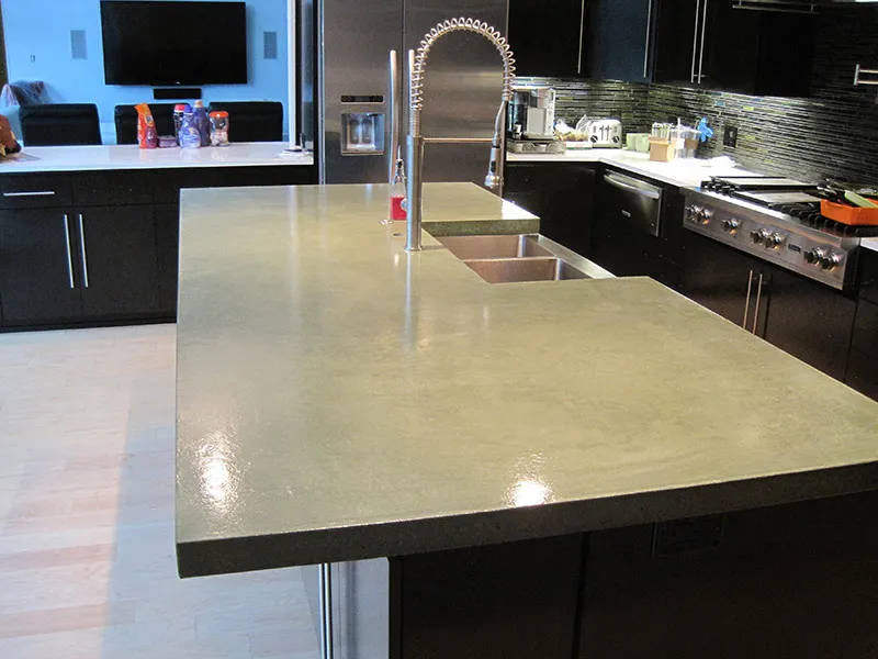 Industrial Edge with Concrete Countertops